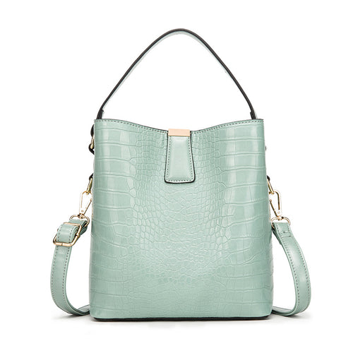 Bucket bag simple trend pu handbag